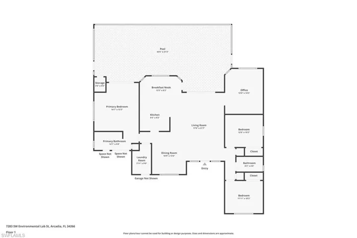View of room layout