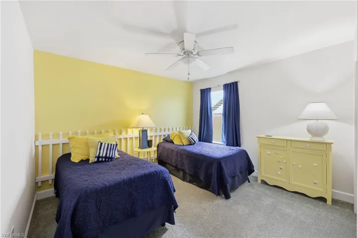 Guest Bedroom 3 - upper level - with adjoining full bathroom.