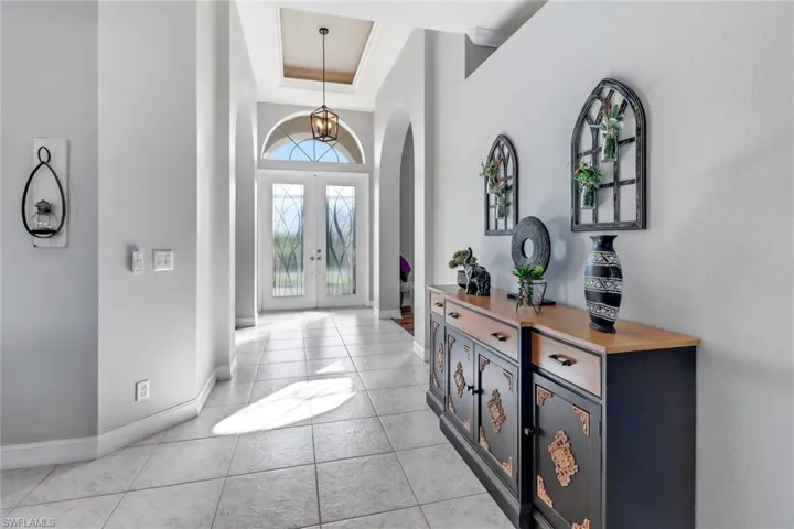 den area to the tight and formal dining to the left