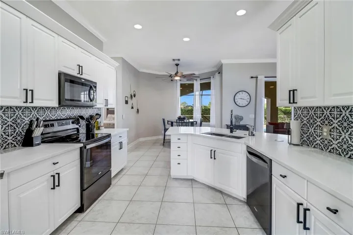 Quartz countertops, large pantry and newer stainless appliances