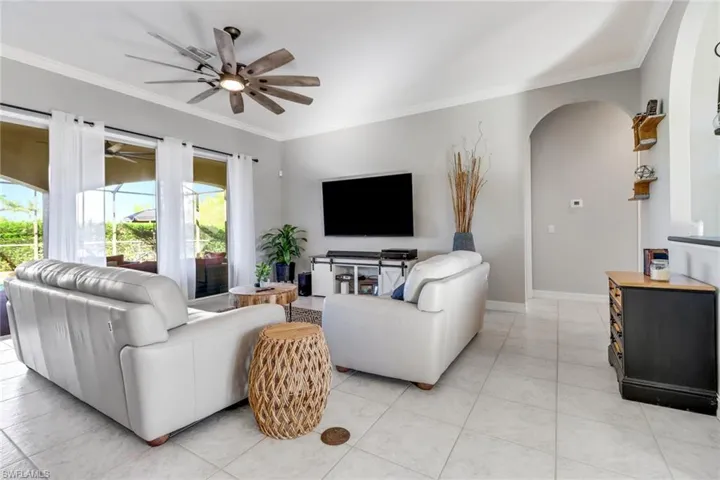 passageway leads to the 2 additional bedrooms and guest bathroom