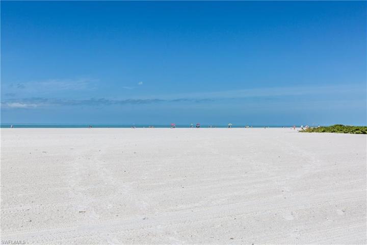 Manicured beach