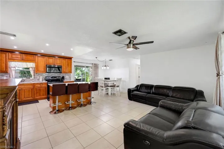 Tiled flooring