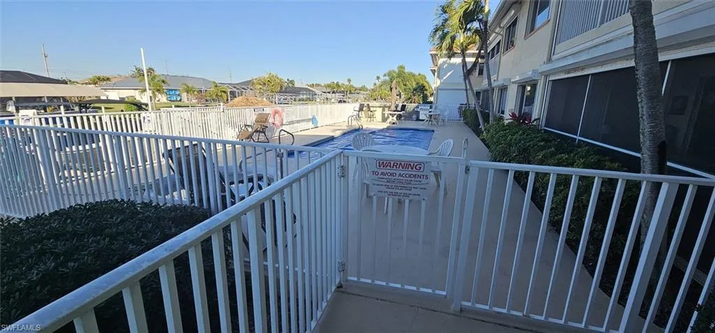 Balcony with a residential view