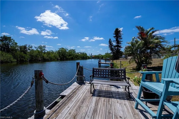 Dock featuring a water view