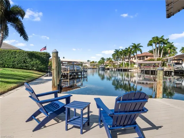 Dock featuring a water view