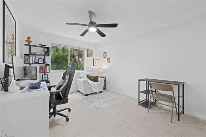 Third bedroom, set up as an office