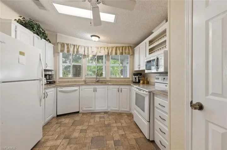 Bay window over sink