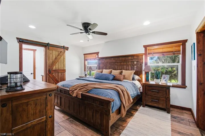 Alternate perspective highlighting the bedrooms windows and natural light
