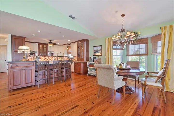 Great Room living with treetop views of water and wildlife