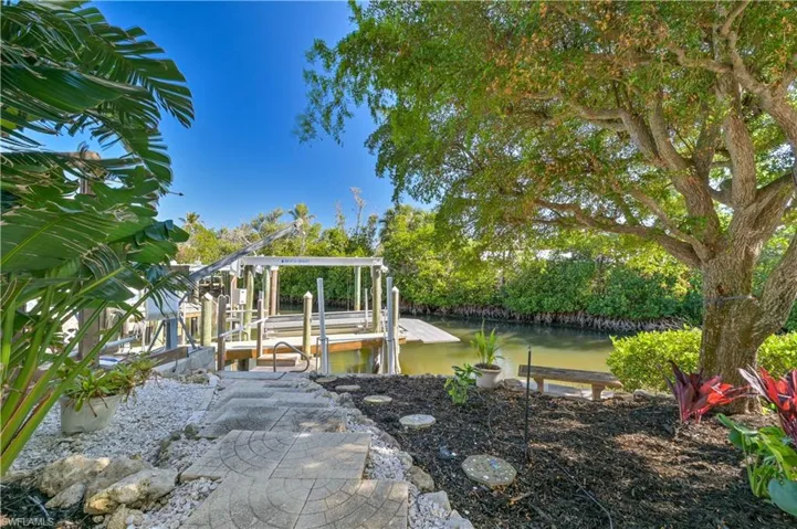 View of Boat Dock and lift.