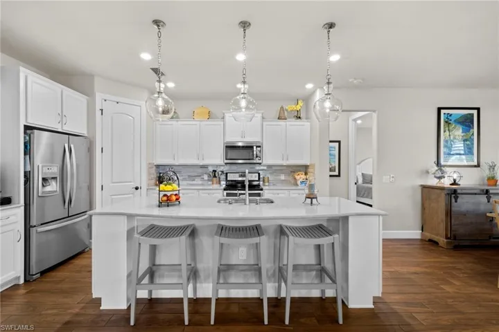 Open concept Kitchen leading to the livingroom