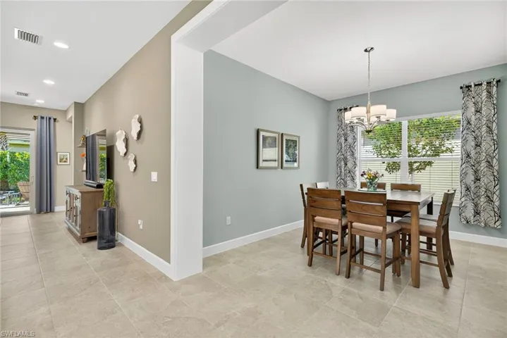 Dining room large enough to seat 10.
