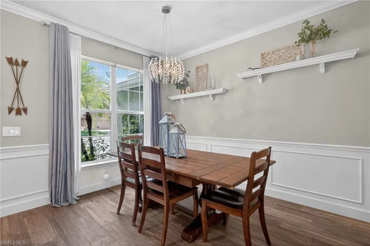 Dining Room with Wainscoting
