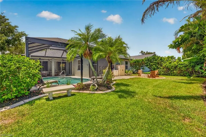 Well Manicured backyard