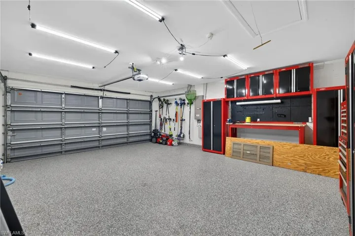 Garage with Epoxy Floors