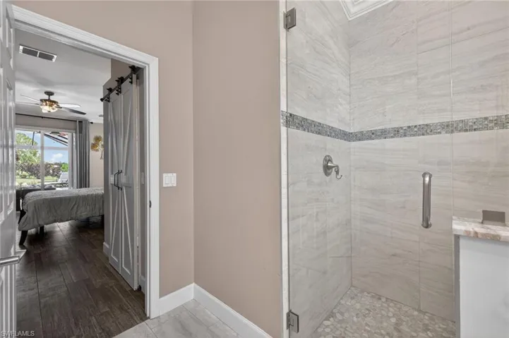 Large Custom Tiled walk in Shower