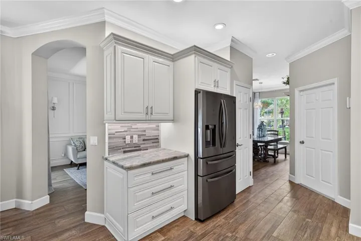 Cabinet Crown Molding & a Pantry
