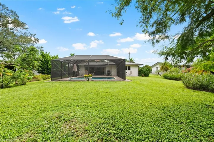Spacious Backyard with Preserve in the rear