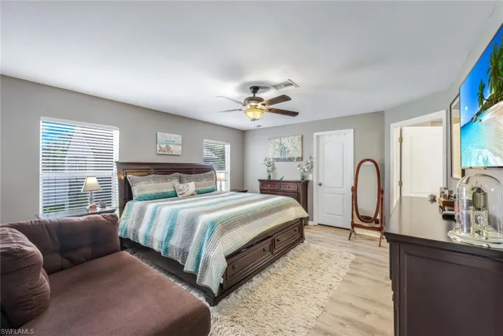 Master Bedroom with Luxury Vinyl Tile