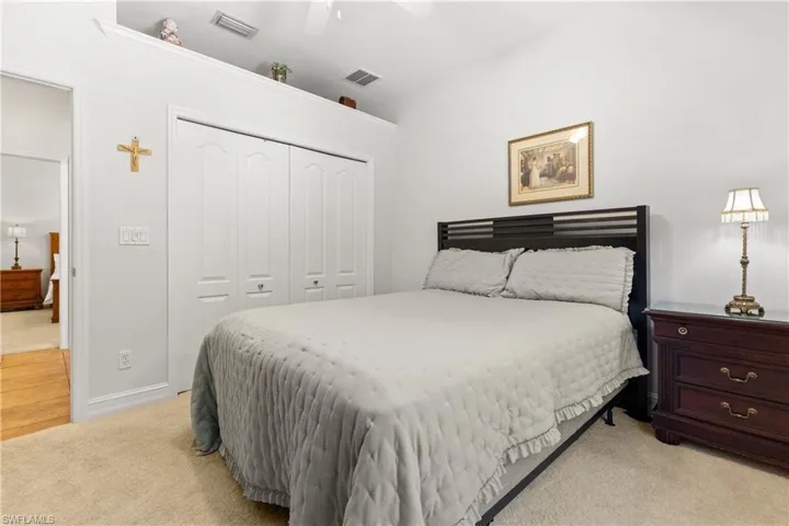 Bedroom #2 - Large Closet Space.