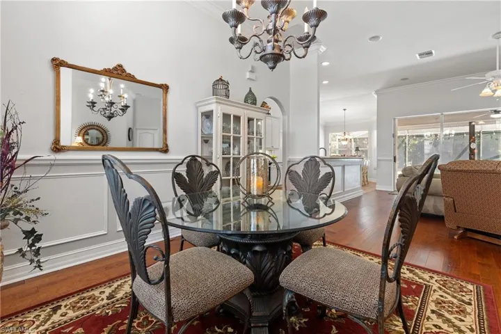Formal Dining Room adjoins Living Room.