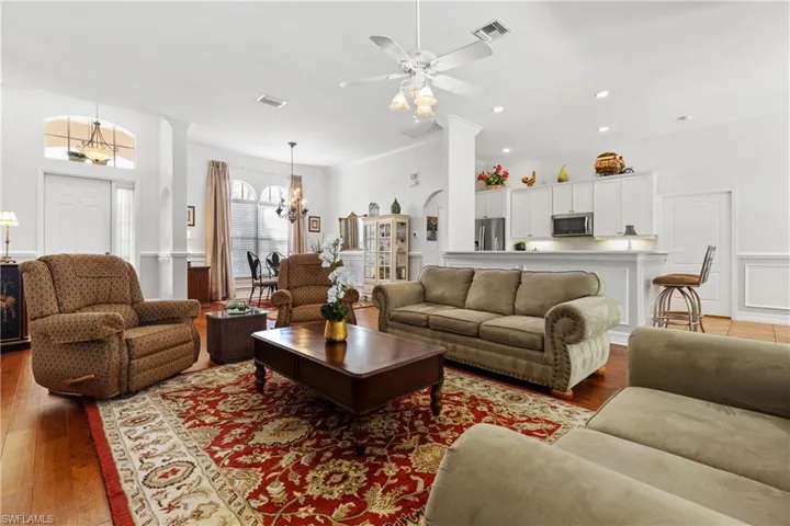 Living Room/Kitchen/Formal Dining Room.