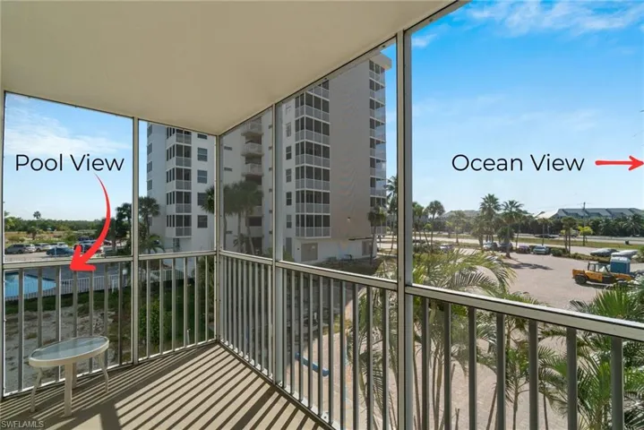 Balcony with a sunroom
