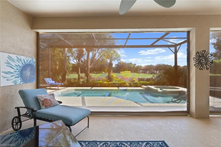 Storm screen lanai protection