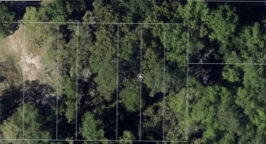 Aerial Parcel Map. Displaying property boundaries and surrounding landscape features