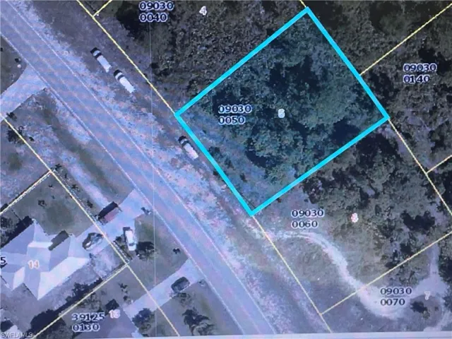 Map / location with property boundaries highlighted