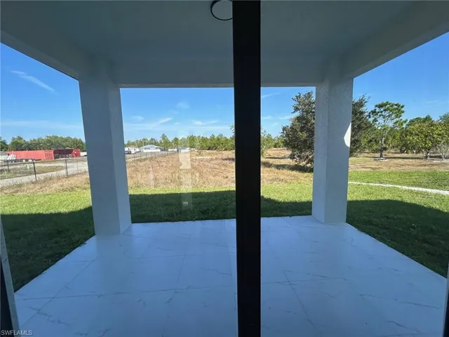 View of patio