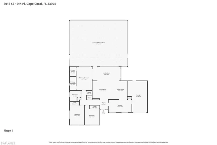 3013 SE 17th  PL, Cape Coral, FL 33904