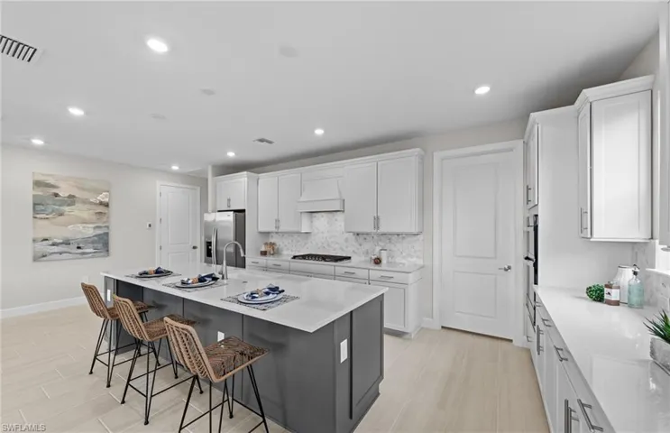 Photo of the actual home. Staging items are not included in this home