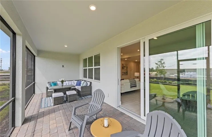 Photo of the actual home. Staging items are not included in this home
