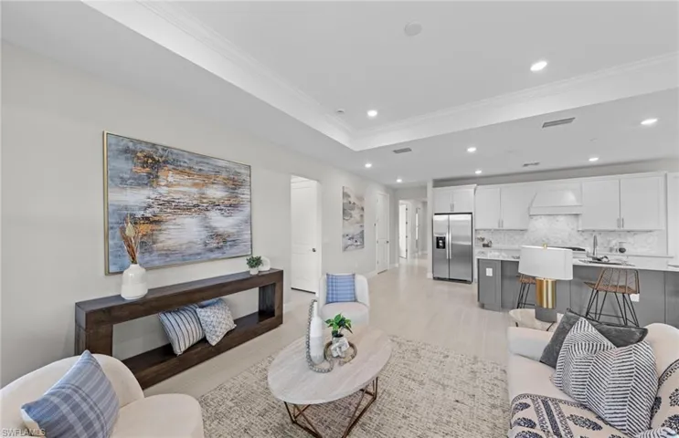 Photo of the actual home. Staging items are not included in this home