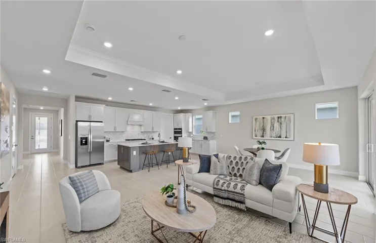 Photo of the actual home. Staging items are not included in this home