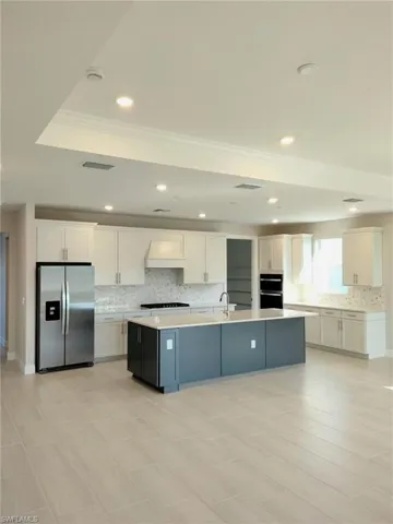 View of the kitchen for the actual home