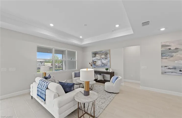 Photo of the actual home. Staging items are not included in this home