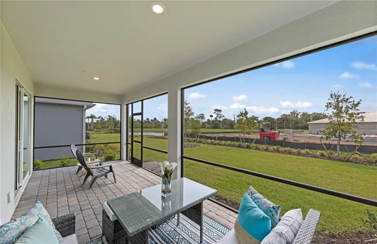 Photo of the actual home. Staging items are not included in this home