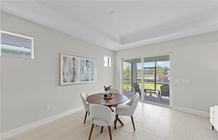Photo of the actual home. Staging items are not included in this home
