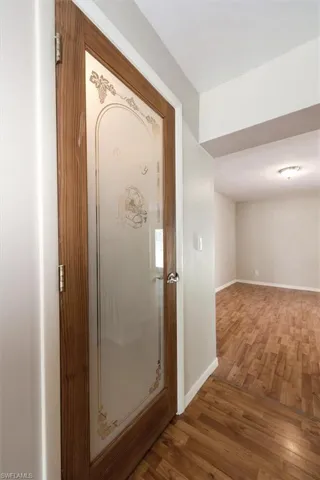 Entry to walk-in pantry