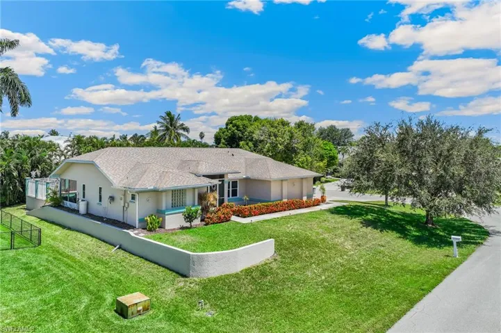 This home sits high and dry.