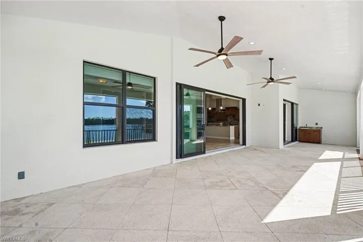 Spacious upper lanai accessible from kitchen, dining, and great room