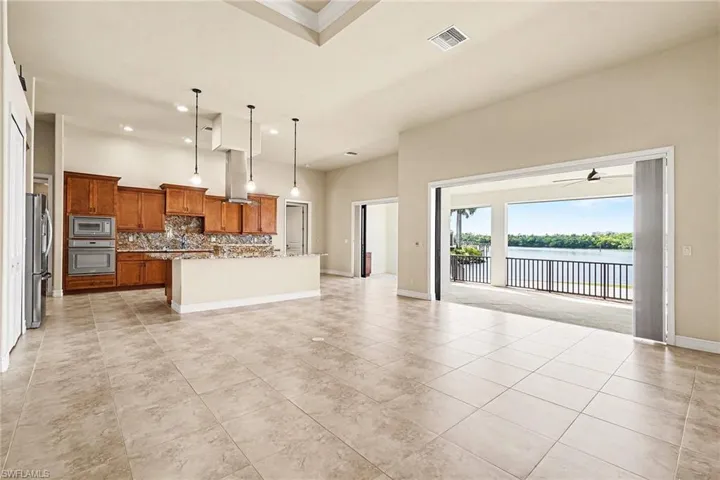 Great room looking into kitchen