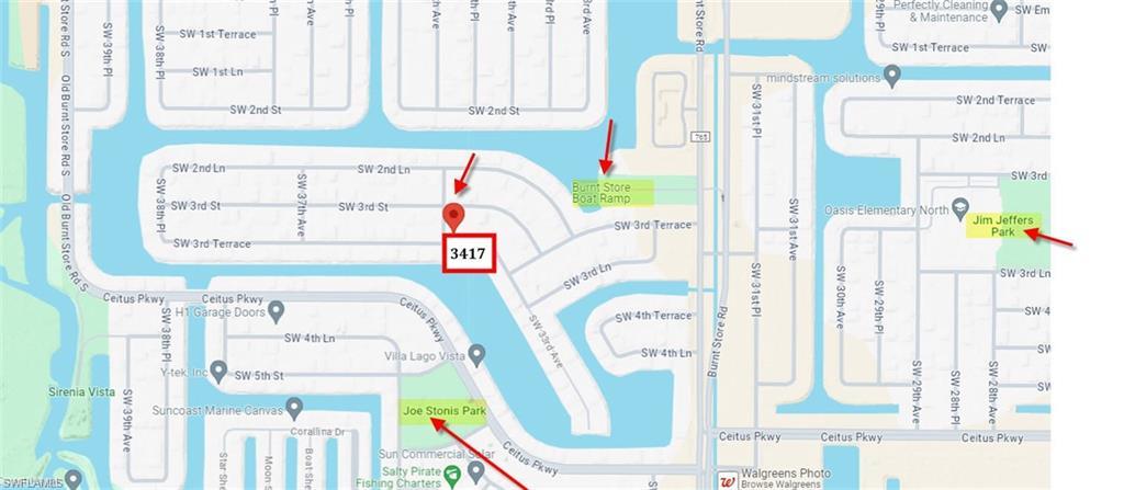 Close to parks, boat ramp, etc