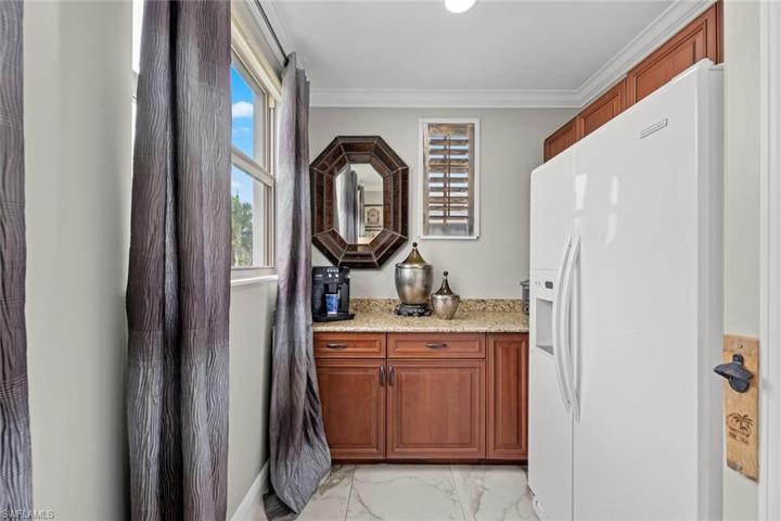 Pantry area off of kitchen