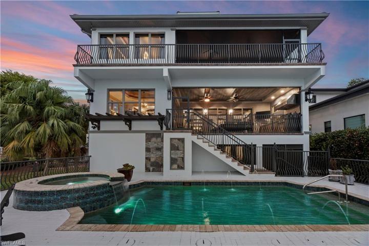 Rear of home
