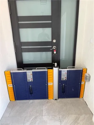 Dam Easy displayed on this entry door showing two panels
