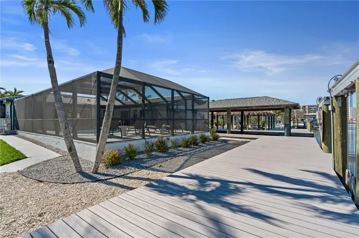 Hugh Deck and walking area along recently renovated sea wall. Photo digitally enhanced